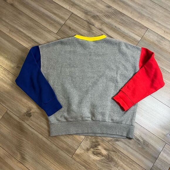 Nike Embroidered Grey Athletic Workout Pullover Women Medium - Picture 6 of 6